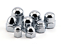Chrome-Acorn-Nuts